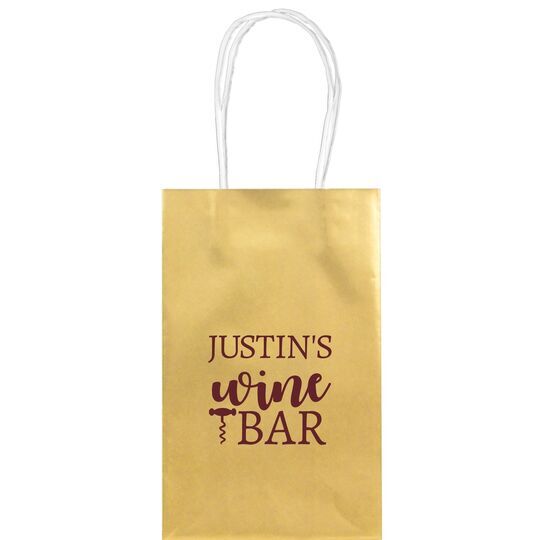 Corkscrew Wine Bar Medium Twisted Handled Bags
